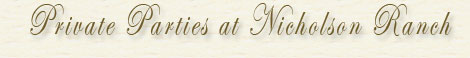 Events at Nicholson Ranch